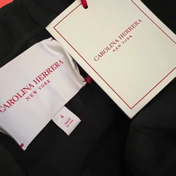 🖤SOLD🖤Carolina Herrera Sweetheart Neck Strapless Silk Faille Ballgown BLACK - Picture 17 of 17